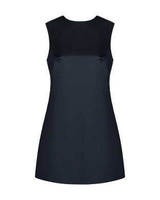 Платье с открытой спиной черное