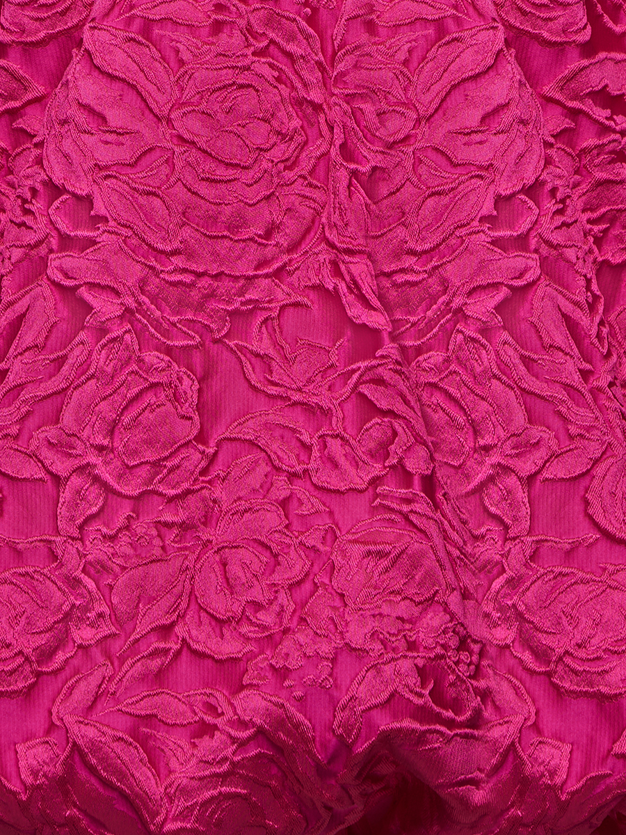 Платье жаккардовое розовое