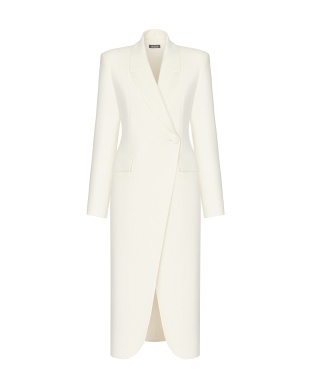 Пальто белое