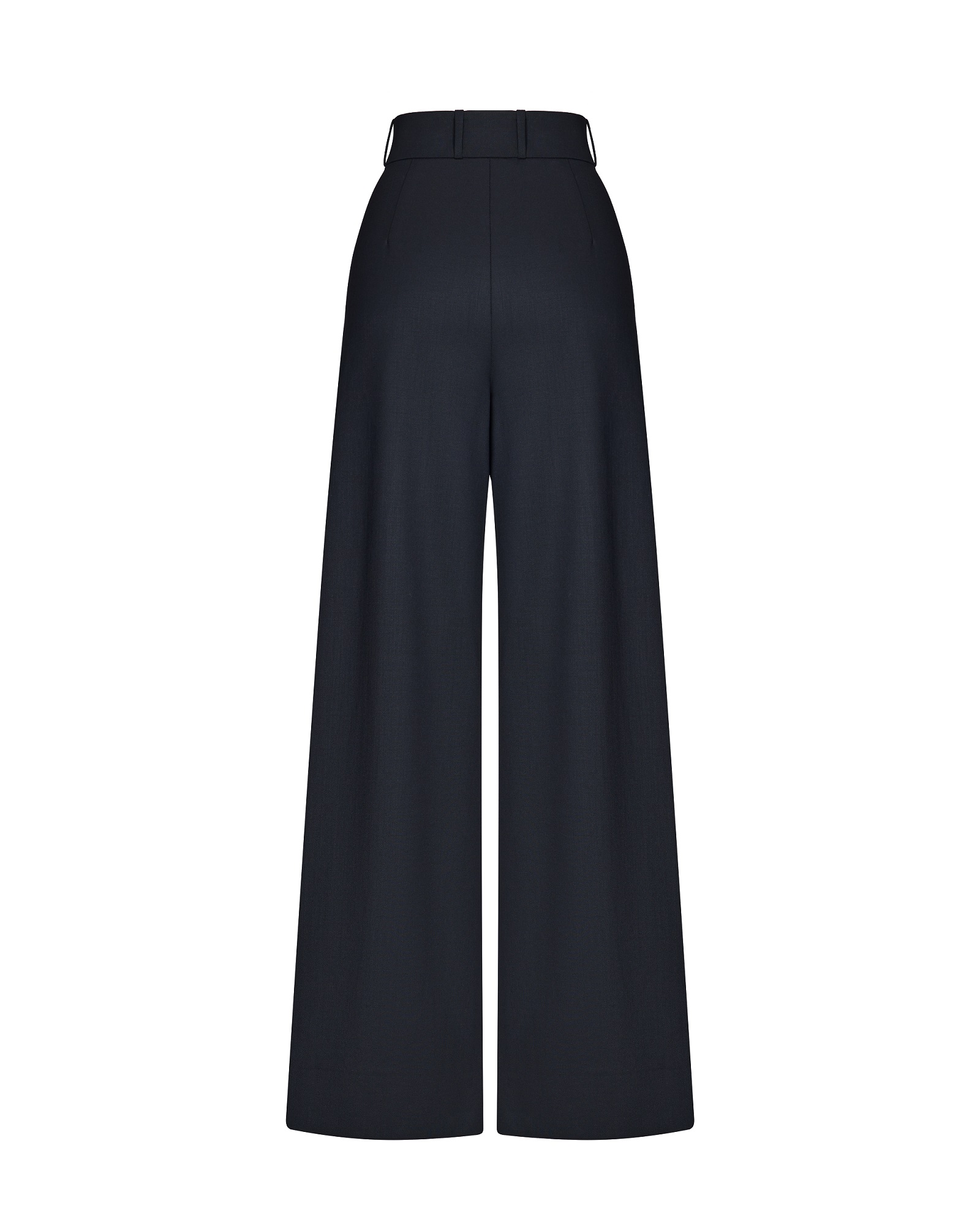 Брюки широкие черные